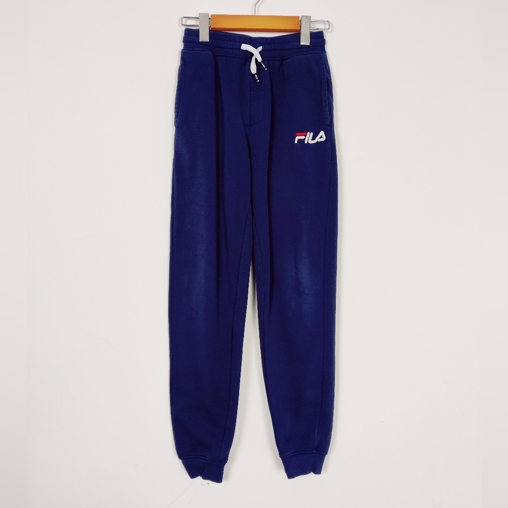 Fila Boy's Navy Blue Jogger Size Youth Large Nautical 10 12 Years Old